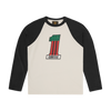 NUMBER 1 RAGLAN LS [BLACK]