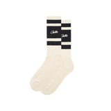 CREAM RETRO SOCKS [BLACK]