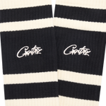 CREAM RETRO SOCKS [BLACK]