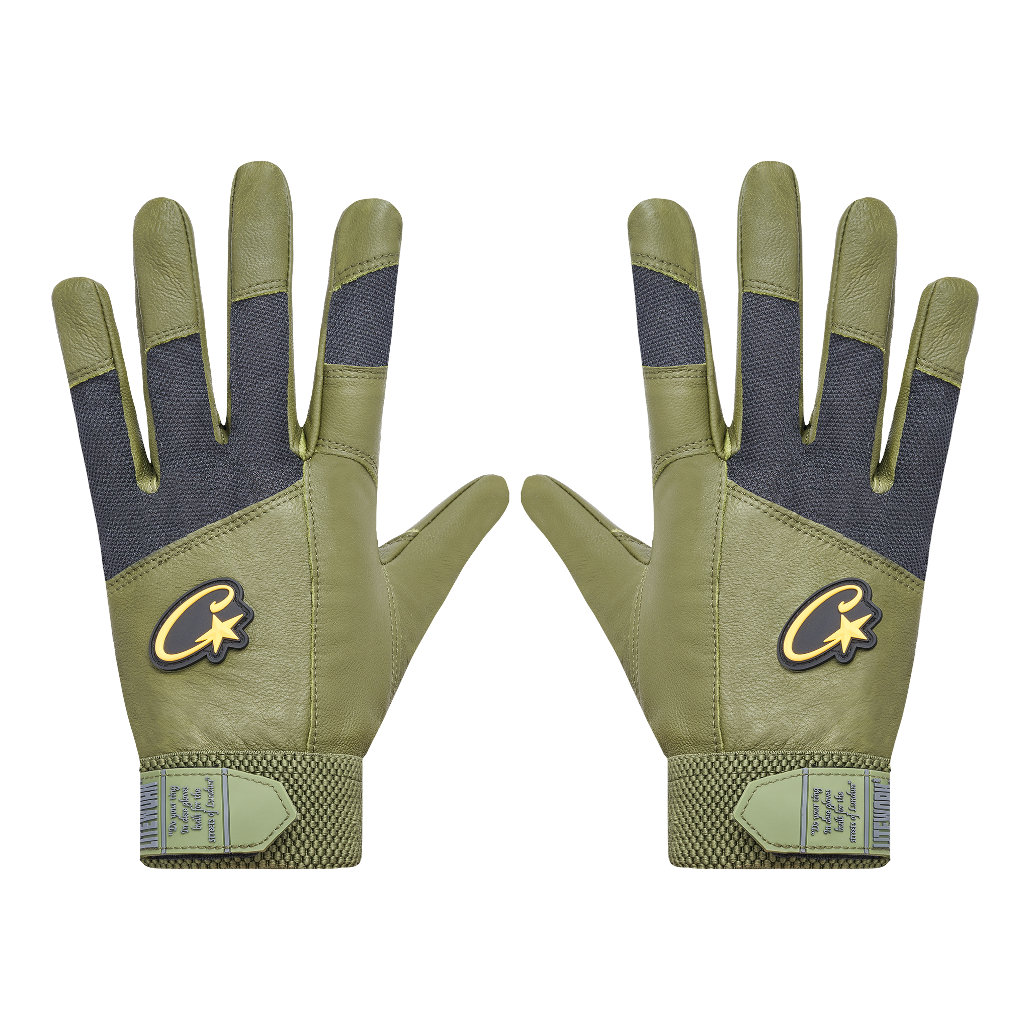 LEATHER GLOVES [GUTTA GREEN]