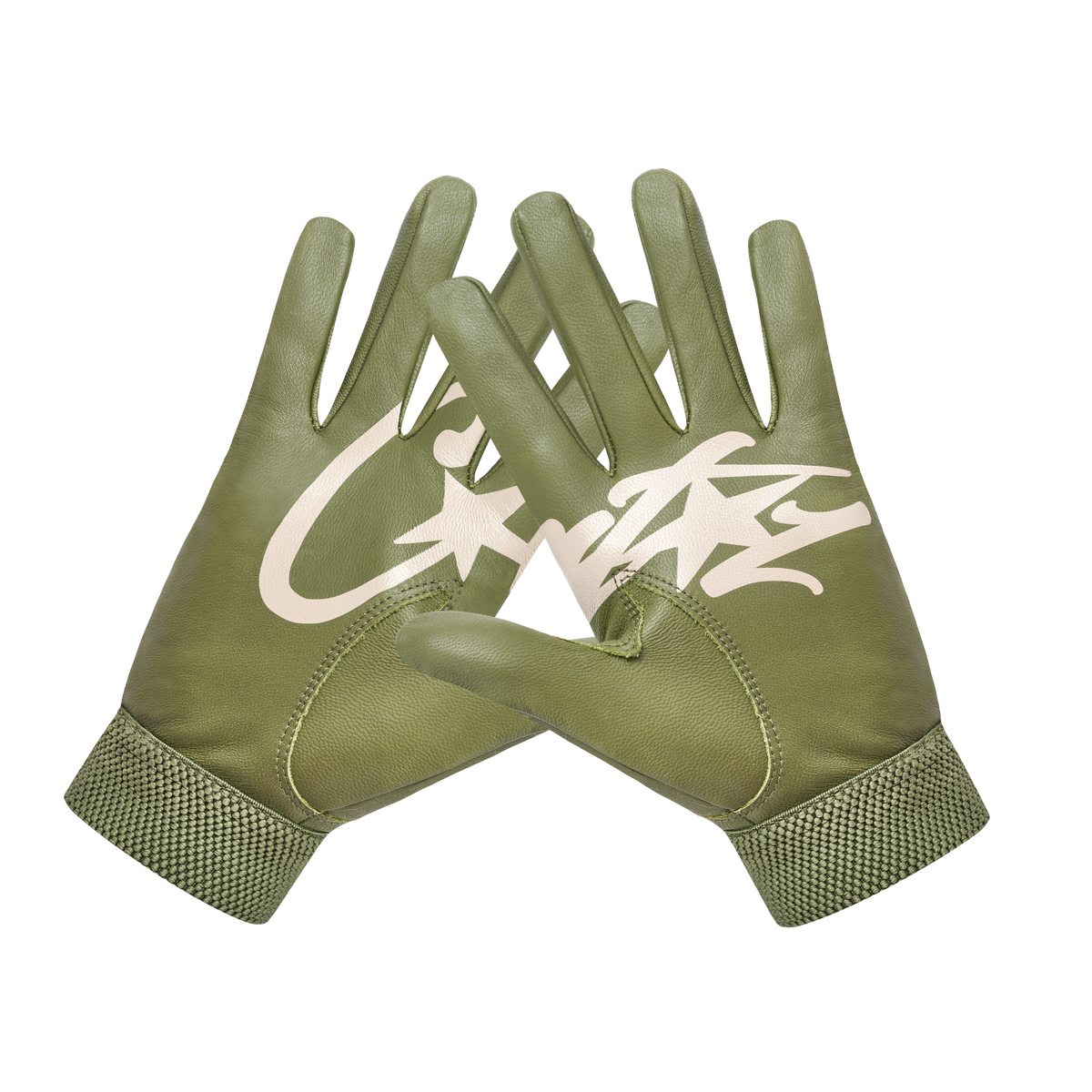 LEATHER GLOVES [GUTTA GREEN]