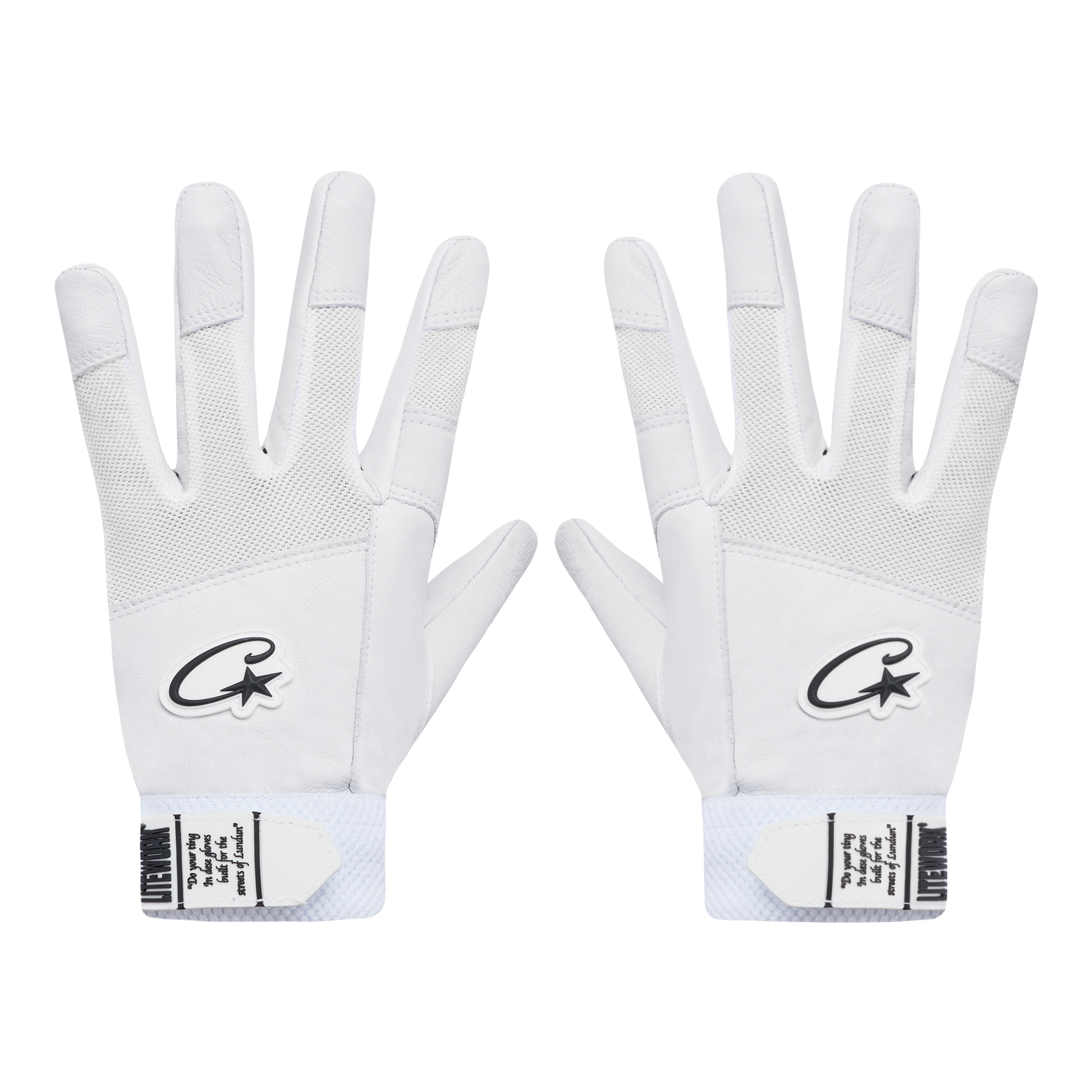 LEATHER GLOVES [WHITE]