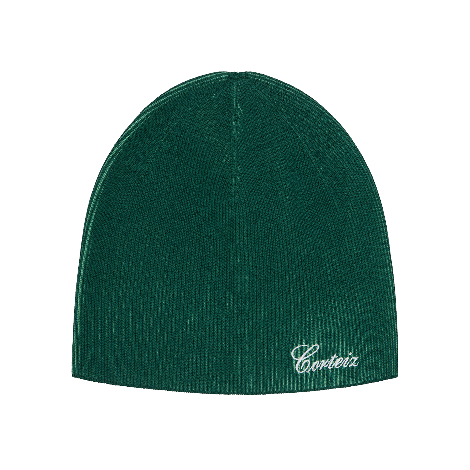 2 TONE RIBBED KNIT BEANIE [GREEN]