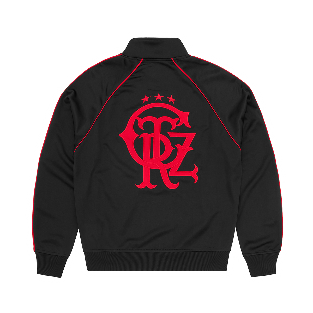 3 STAR CREST TRACK JACKET [BLACK]