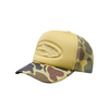 ISLAND OUTLINE TRUCKER HAT [DUCK CAMO]