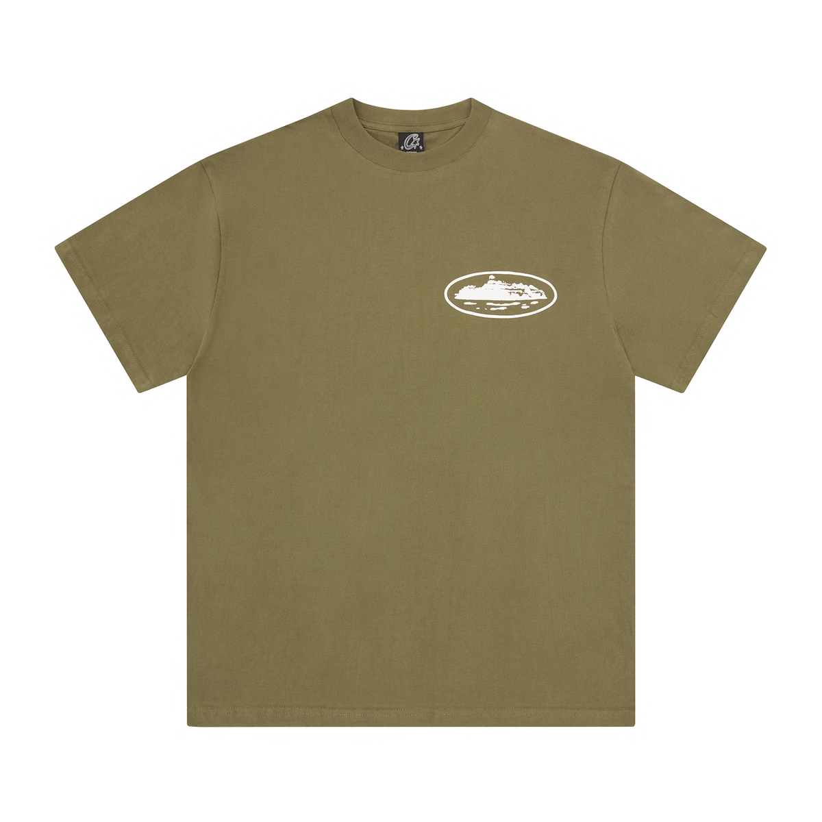 ISLAND PUFF PRINT TEE [OLIVE]