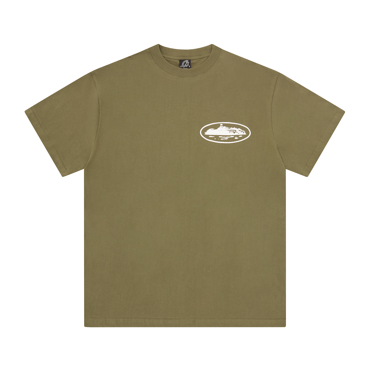 ISLAND PUFF PRINT TEE [OLIVE]
