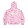 ISLAND PUFF PRINT ZIP HOODIE [PINK TIGER CAMO]