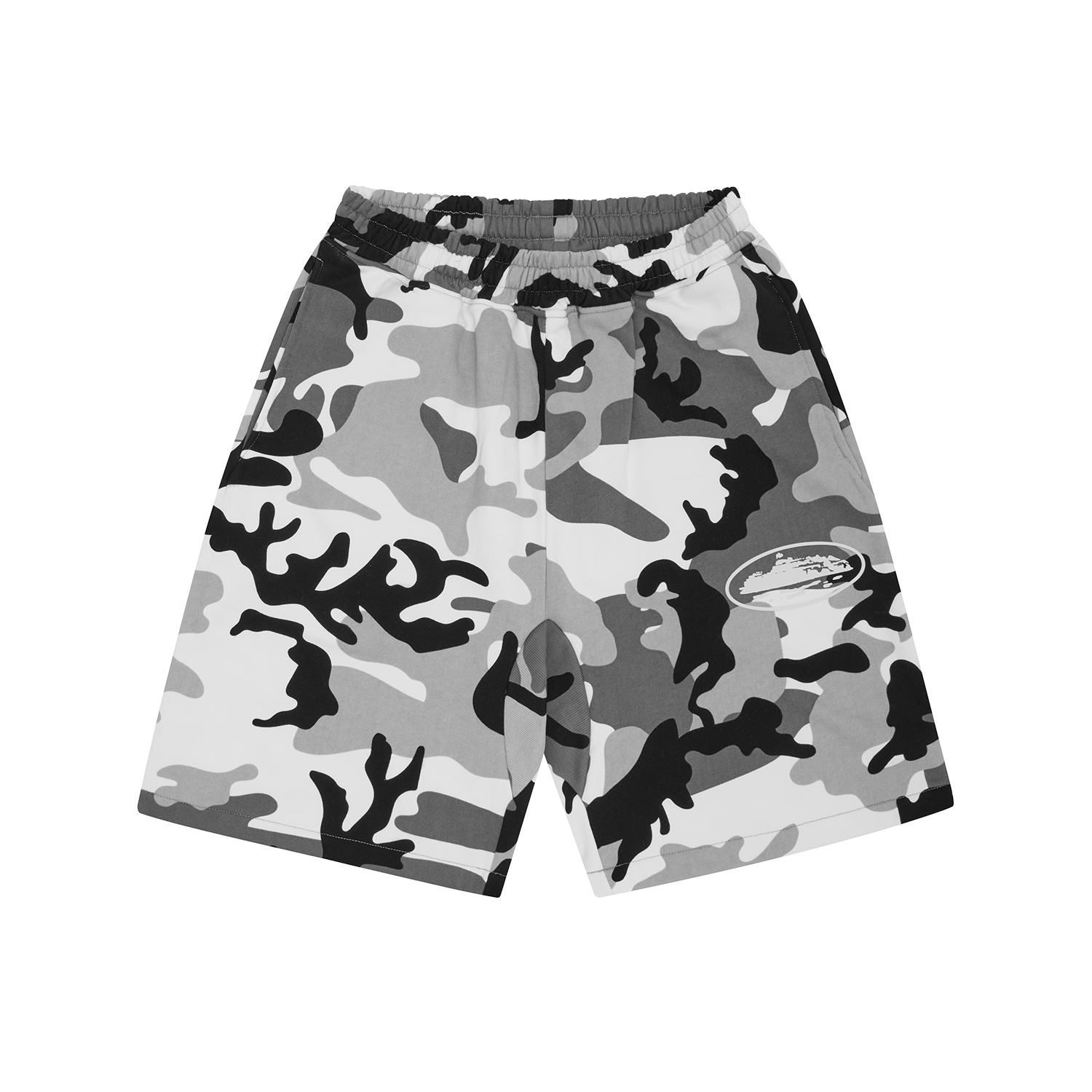 ISLAND PUFF PRINT SWEATSHORT [ARCTIC CAMO]
