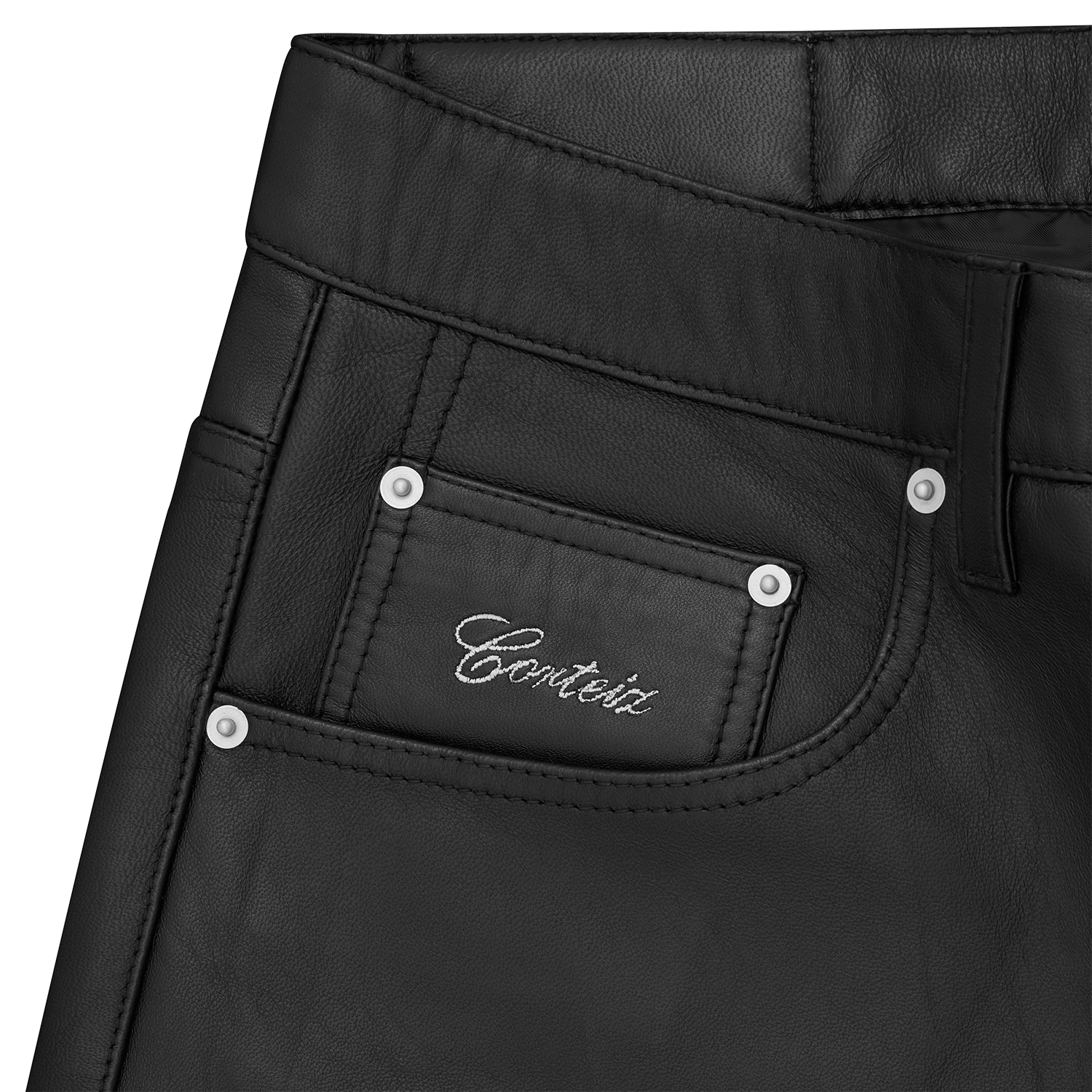 ARDWEAR LEATHER SHORT [BLACK]