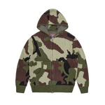 ALCATRAZ HEAVY KNIT ZIP HOODIE [CAMO]