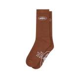 ALCATRAZ SOCKS [BROWN]