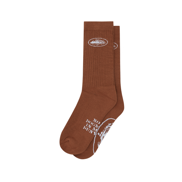 ALCATRAZ SOCKS [BROWN]