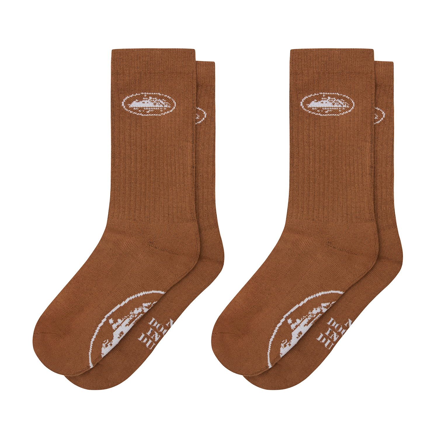 BROWN ALCATRAZ SOCKS [2 PACK]