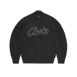 ALLSTARZ KNIT ZIP UP [BLACK]