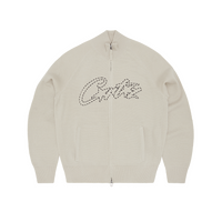 ALLSTARZ KNIT ZIP UP [BONE]