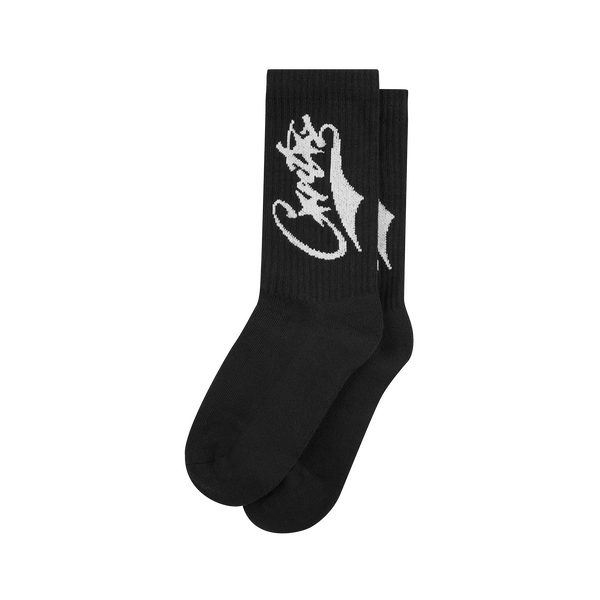 BASEBALL SOCKS [BLACK AND WHITE]