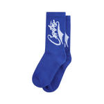 BASEBALL SOCKS [BLUE AND WHITE]