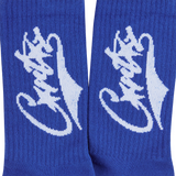 BASEBALL SOCKS [BLUE AND WHITE]