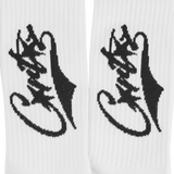 BASEBALL SOCKS [WHITE AND BLACK]