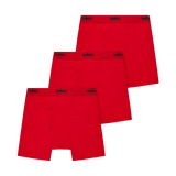 RED ALCATRAZ BOXERS [3 PACK]