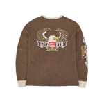 DIPSET WAFFLE LONGSLEEVE [WASHED BROWN]