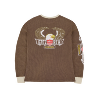 DIPSET WAFFLE LONGSLEEVE [WASHED BROWN]