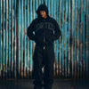 3M COLLEGE KNIT ZIP HOODIE  [BLACK]