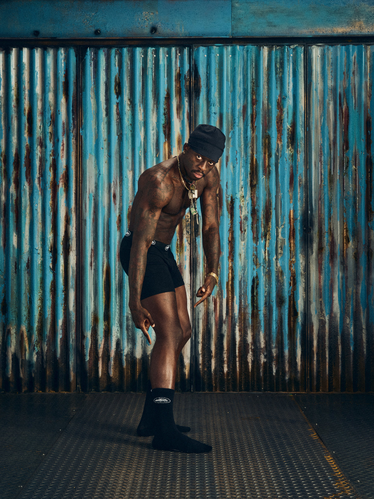 BLACK ALCATRAZ SOCKS [2 PACK]