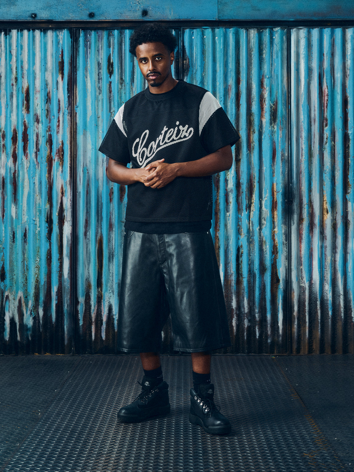 ARDWEAR LEATHER SHORT [BLACK]