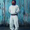 HMP DOUBLE UP SWEATPANT [HEATHER GREY]