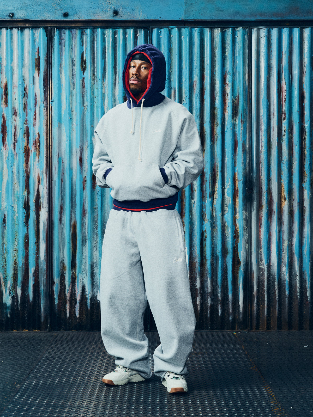 HMP DOUBLE UP SWEATPANT [HEATHER GREY]