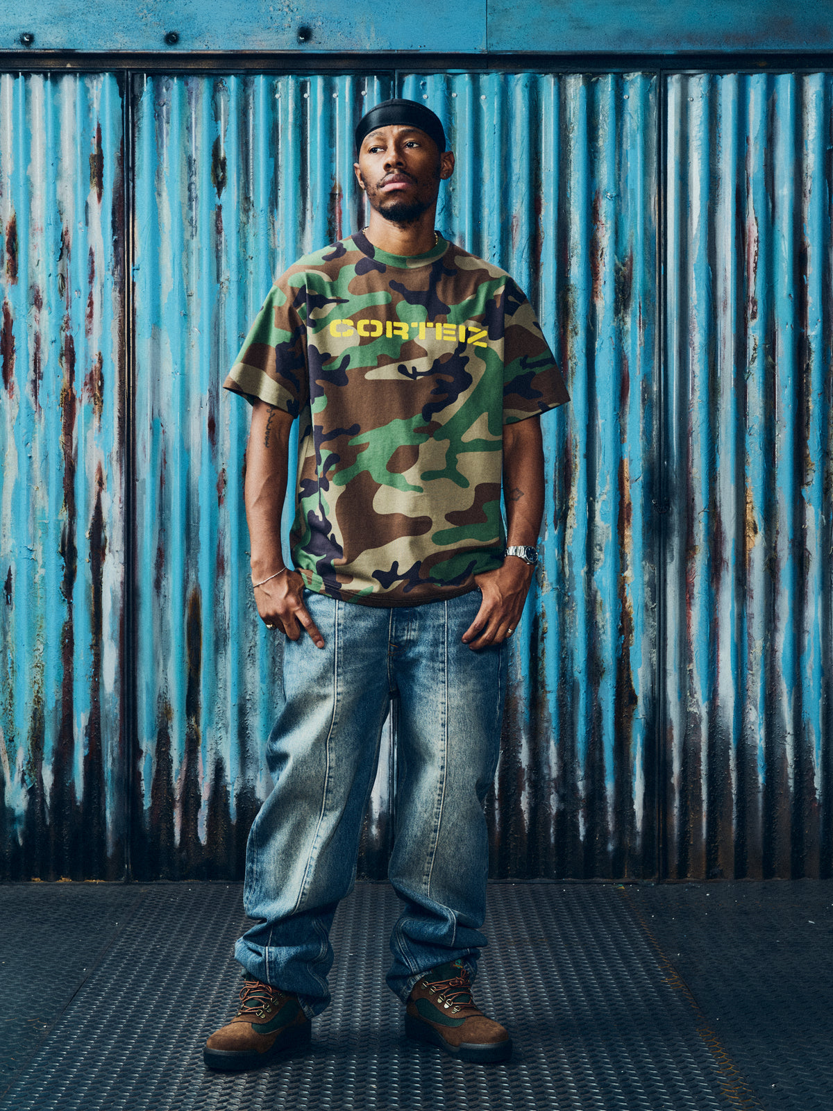 FRONTLINE TEE [WOODLAND CAMO]