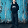 ALCATRAZ HOODIE [BLACK & WHITE]