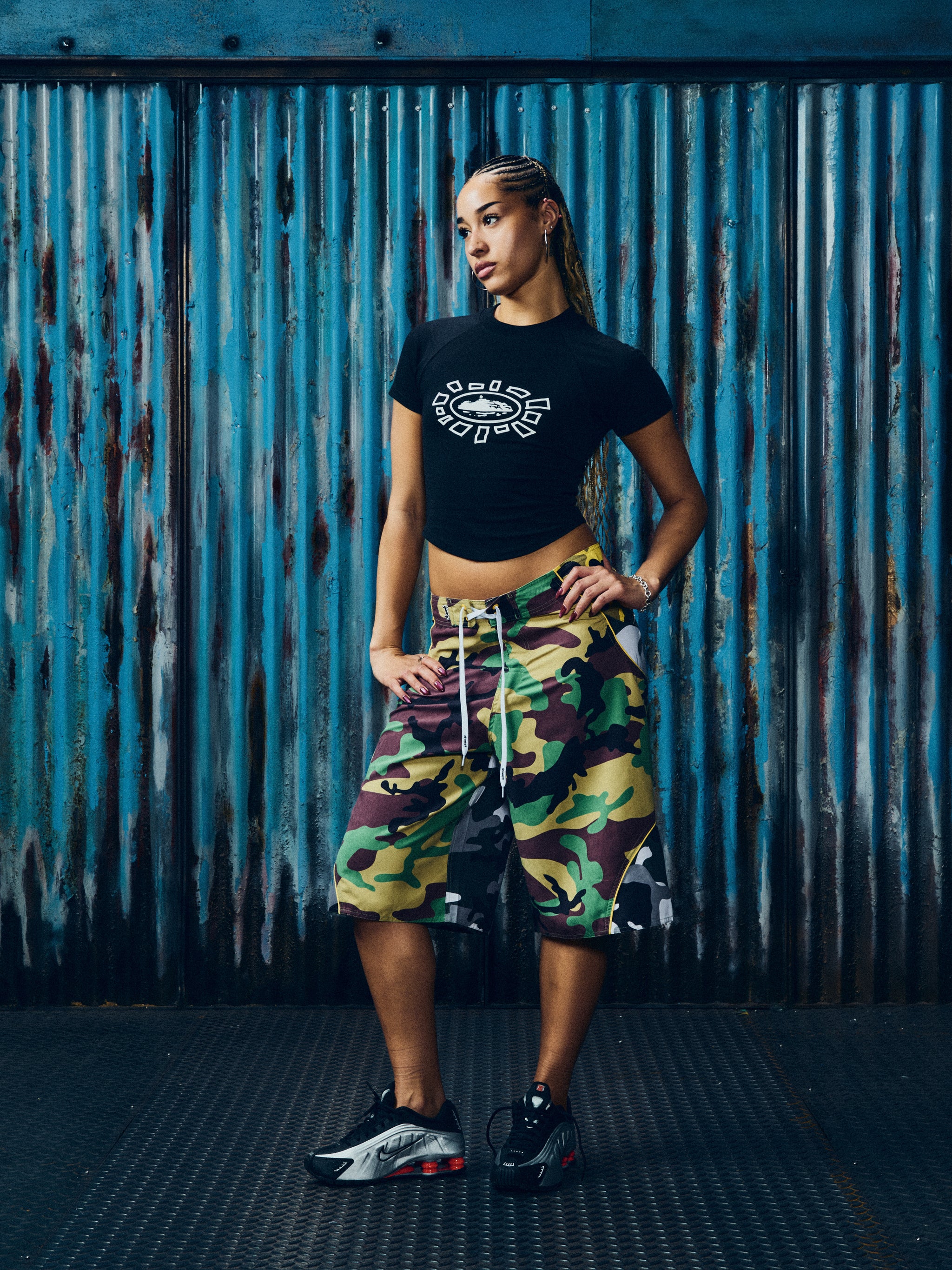 ALWEIZ BABY TEE [BLACK]