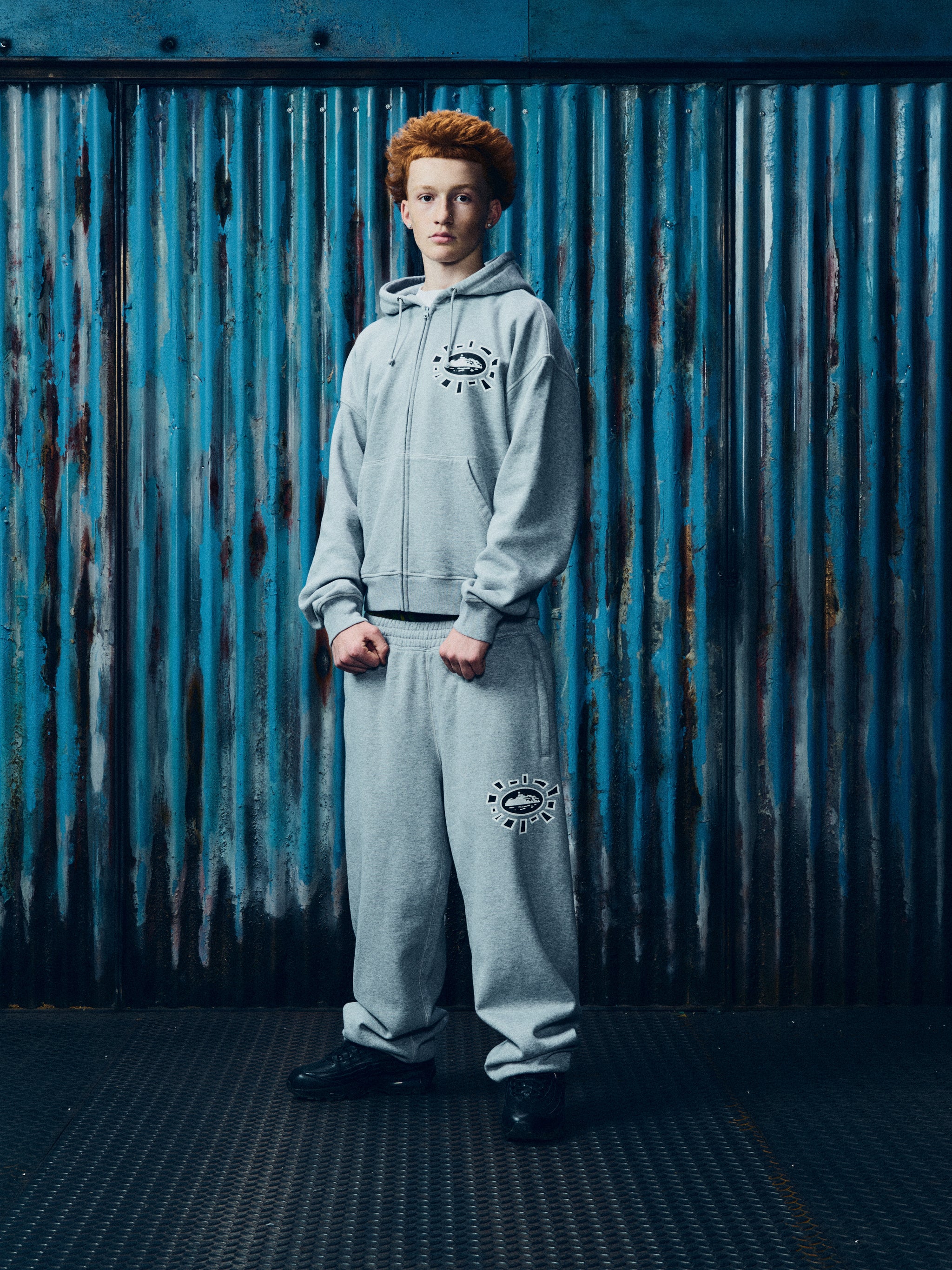 ALWEIZ ZIP HOODIE [HEATHER GREY]