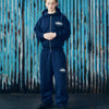 ISLAND PUFF PRINT ZIP HOODIE [NAVY]
