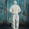 HMP CONTRAST OPEN HEM SWEATPANT [HEATHER GREY]