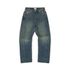 CROSS-STITCH DENIM JEANS [WASHED INDIGO]