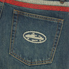 CROSS-STITCH DENIM JEANS [WASHED INDIGO]