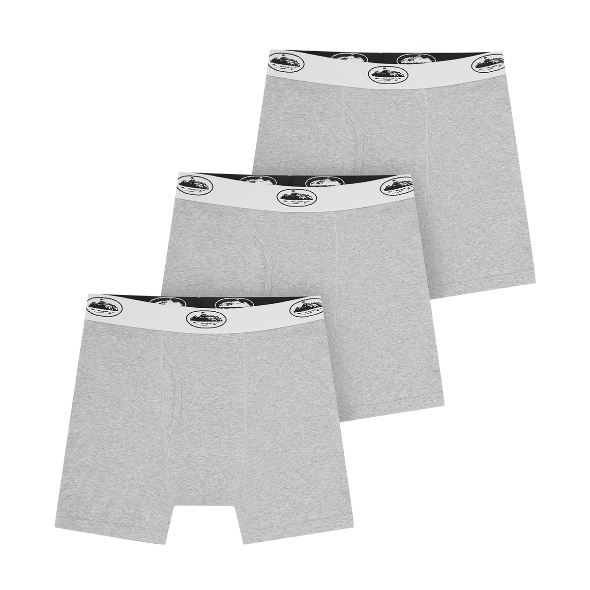 GREY ALCATRAZ BOXERS [3 PACK]