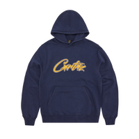 SATIN APPLIQUE ALLSTARZ HOODIE [NAVY]