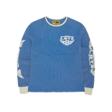 GASOLINA WAFFLE LONGSLEEVE [BLUE]