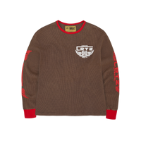 GASOLINA WAFFLE LONGSLEEVE [BROWN]