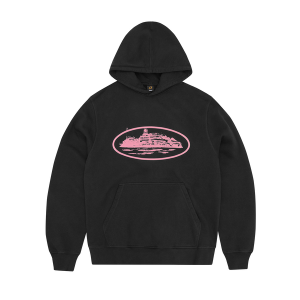 ALCATRAZ HOODIE V2 [BLACK & PINK]