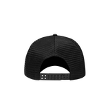 ALCATRAZ PREMIUM** PUFF PRINT TRUCKER HAT [BLACK]