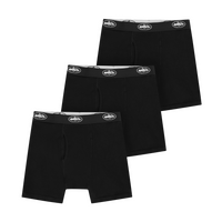 BLACK ALCATRAZ BOXERS [3 PACK]