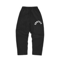 COLLY ARCH OPEN HEM PANTS [BLACK]