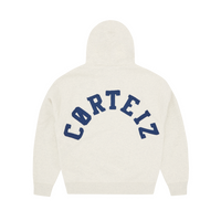 COLLY ARCH ZIP HOODIE [LIGHT HEATHER GREY]