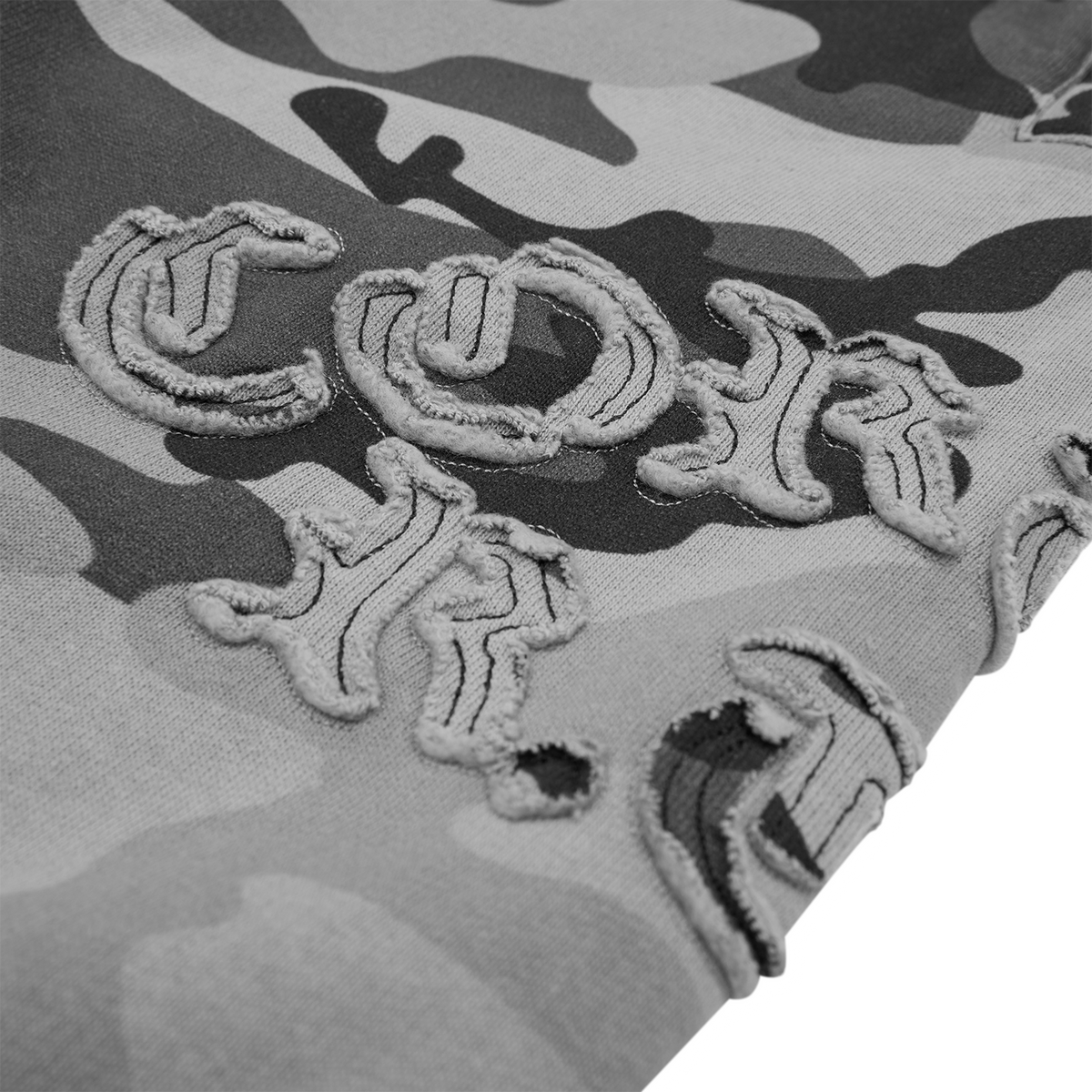 DIPLOMATIC OPEN HEM SWEATPANT [WASHED CAMO]